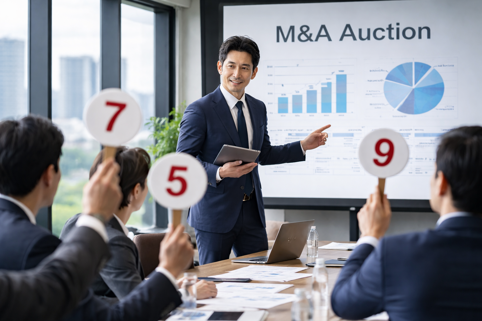 M&Aの入札（オークション）方式とは？特徴やメリット、注意点を解説